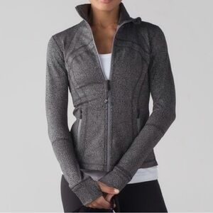 Lululemon Define Jacket Luon Chakra Jacquard V1 Black Battleship, 6